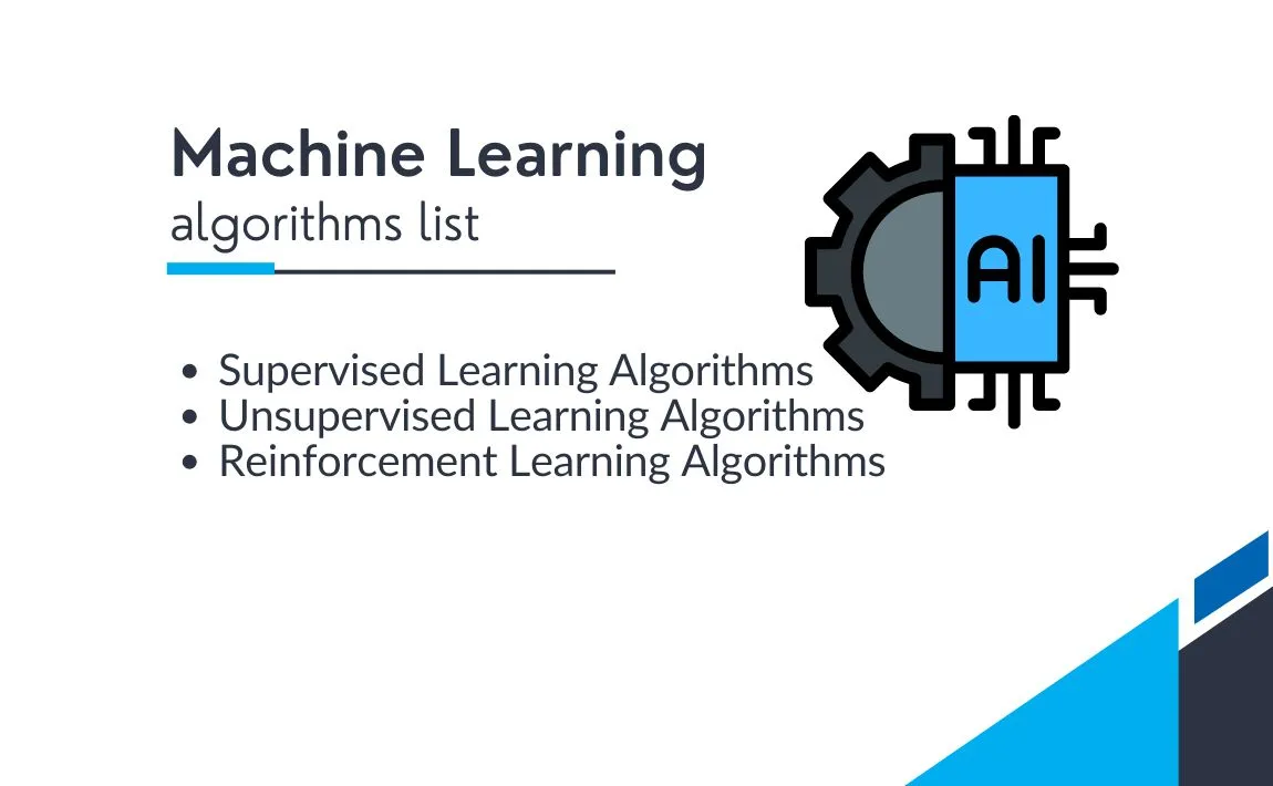 Machine Learning Algorithms List 2024